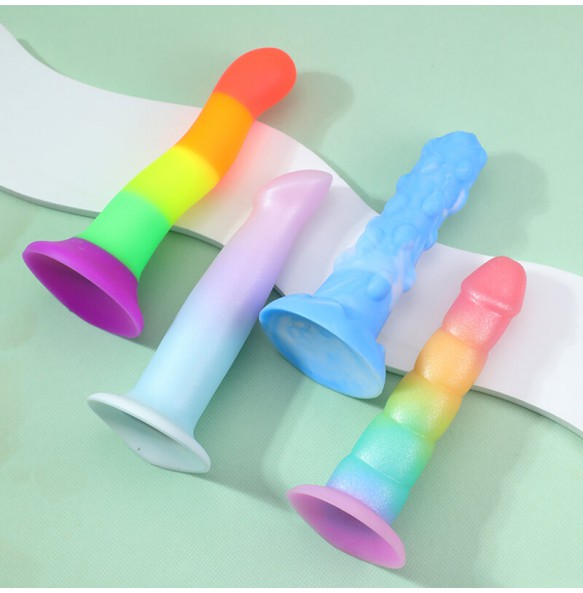 MizzZee - Liquid Silicone Fantasy Color Series Dildo (L:17cm - D:3.2cm)